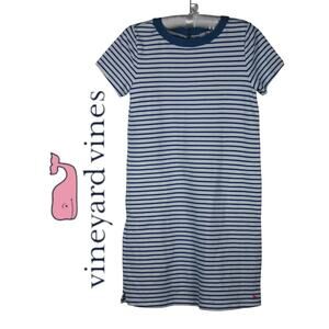 Vineyard Vines Crewneck Striped Short Sleeve Dress Size XL (16)